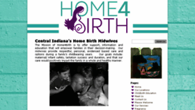 What Home4birth.com website looked like in 2017 (6 years ago)