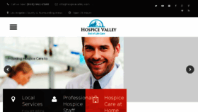 What Hospicevalley.com website looked like in 2017 (6 years ago)