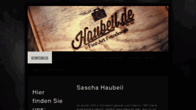 What Haubeil.de website looked like in 2017 (6 years ago)