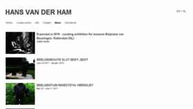 What Hansvanderham.nl website looked like in 2017 (6 years ago)