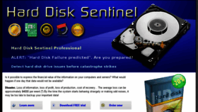 What Harddisksentinel.com website looked like in 2017 (6 years ago)