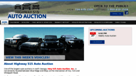 What Hwy515autoauction.com website looked like in 2017 (6 years ago)