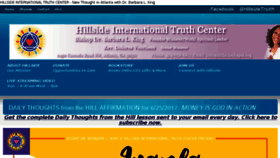What Hillsideinternational.org website looked like in 2017 (6 years ago)