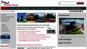 What Henstedt-ulzburg.de website looked like in 2017 (6 years ago)