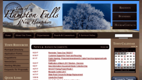 What Hamptonfalls.org website looked like in 2017 (8 years ago)