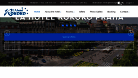 What Hotelrokoko.cz website looked like in 2017 (6 years ago)