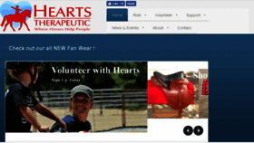 What Heartsriding.org website looked like in 2017 (8 years ago)