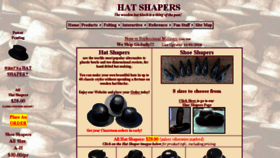 What Hatshapers.com website looked like in 2017 (6 years ago)