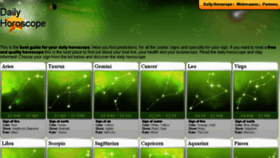 What Horoscope-daily.info website looked like in 2017 (6 years ago)