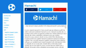 What Hamachi.cz website looked like in 2017 (6 years ago)