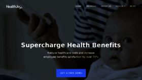 What Healthjoy.com website looked like in 2017 (6 years ago)