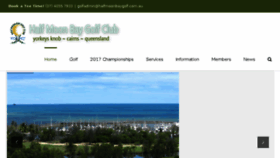 What Halfmoonbaygolf.com.au website looked like in 2017 (6 years ago)