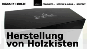 What Holzkistenfabrik.de website looked like in 2017 (6 years ago)