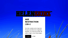 What Helenskinz.co.nz website looked like in 2017 (6 years ago)
