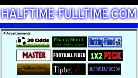 What Halftime-fulltime.com website looked like in 2017 (6 years ago)