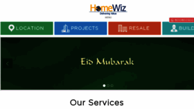 What Homewiz.in website looked like in 2017 (6 years ago)
