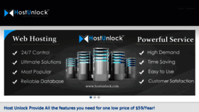 What Hostunlock.com website looked like in 2017 (6 years ago)