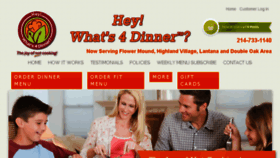 What Heywhats4dinner.com website looked like in 2017 (6 years ago)