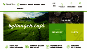What Herbal-store.cz website looked like in 2017 (6 years ago)