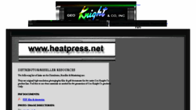 What Heatpress.net website looked like in 2017 (6 years ago)