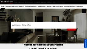 What Homes.sun-sentinel.com website looked like in 2017 (6 years ago)