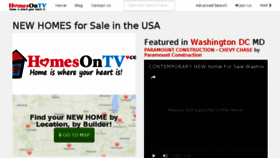 What Homesontv.com website looked like in 2017 (6 years ago)