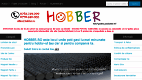 What Hobber.ro website looked like in 2017 (6 years ago)