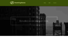 What Hemispheredm.com website looked like in 2017 (6 years ago)