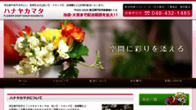 What Hanakama.com website looked like in 2017 (6 years ago)