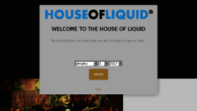 What Houseofliquid.com website looked like in 2017 (6 years ago)