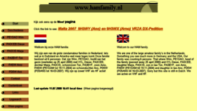 What Hamfamily.nl website looked like in 2017 (6 years ago)