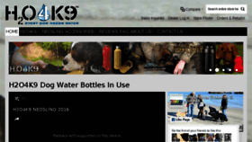 What H2o4k9.com website looked like in 2017 (6 years ago)
