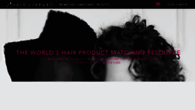 What Hairlibrary.com website looked like in 2017 (6 years ago)