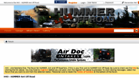 What Hummer4x4offroad.com website looked like in 2017 (6 years ago)