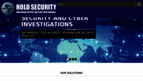 What Holdsecurity.com website looked like in 2017 (6 years ago)