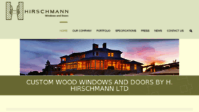 What Hhirschmannltd.com website looked like in 2017 (6 years ago)