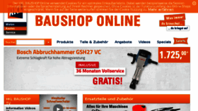 What Hkl-baushop.de website looked like in 2017 (6 years ago)