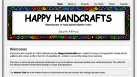 What Happyhandcrafts.co.za website looked like in 2017 (6 years ago)