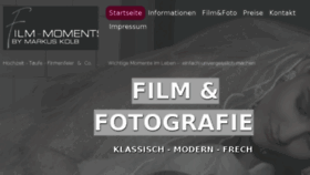 What Hochzeitsfilmer.info website looked like in 2017 (6 years ago)