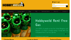 What Hobbyweld.co.uk website looked like in 2017 (6 years ago)