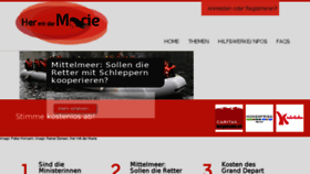What Hermitdermarie.de website looked like in 2017 (6 years ago)