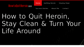 What Howtoquitheroin.com website looked like in 2017 (6 years ago)