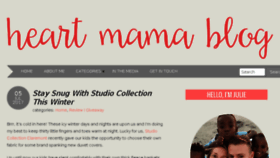 What Heartmamablog.co.za website looked like in 2017 (6 years ago)