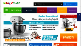 What Hobbychef.ro website looked like in 2017 (6 years ago)