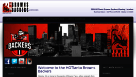 What Hotlantabrowns.org website looked like in 2017 (6 years ago)