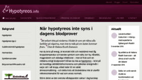 What Hypotyreos.info website looked like in 2017 (6 years ago)