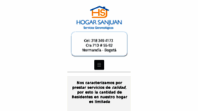What Hogarsanjuan.com website looked like in 2017 (6 years ago)
