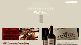 What Hestercreek.com website looked like in 2017 (6 years ago)