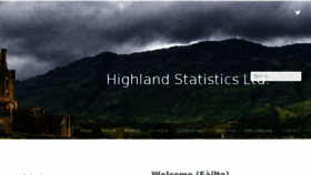 What Highstat.com website looked like in 2017 (6 years ago)