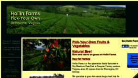 What Hollinfarms.com website looked like in 2017 (6 years ago)